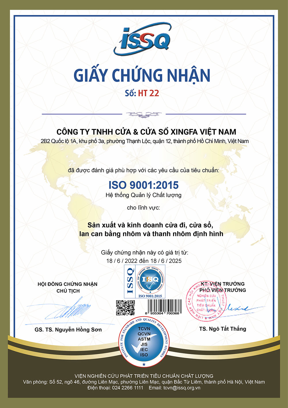 Ket Quang Thu Nghiem Profile Nhom SMARTBUILDVN VIETNAM
