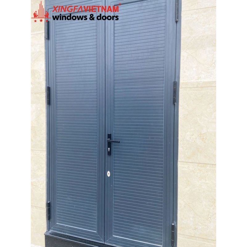 Cửa đi 2 cánh mở quay Nhôm Lamri Xingfa Quảng Đông Chính Hãng