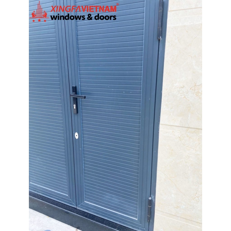 Cửa đi 2 cánh mở quay Nhôm Lamri Xingfa Quảng Đông Chính Hãng